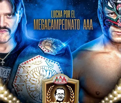Dominik Mysterio y Dragon Lee lucharán por el Megacampeonato AAA en Héroes Inmortales 2025. @luchalibreaaa Dominik Mysterio y Dragon Lee lucharán por el Megacampeonato AAA en Héroes Inmortales 2025. @luchalibreaaa