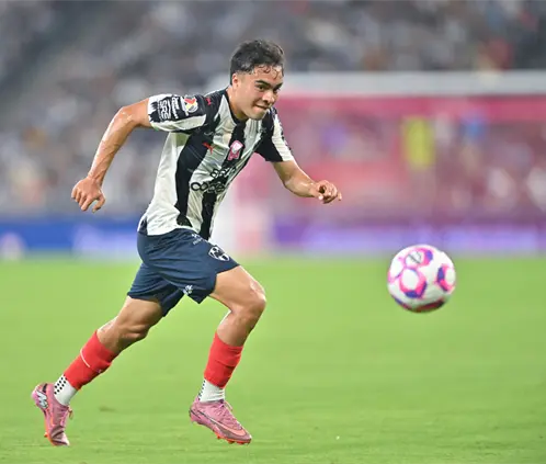 Iker Fimbres de Rayados es uno de los jugadores de la Selección Mexicana sub 20 que podría pelear por un lugar para el Mundial de 2026. Getty Images Iker Fimbres de Rayados es uno de los jugadores de la Selección Mexicana sub 20 que podría pelear por un lugar para el Mundial de 2026. Getty Images