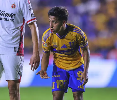 El Chicha Sánchez terminó con una herida en el labio tras el Tigres vs. Xolos. Ricardo Rodríguez El Chicha Sánchez terminó con una herida en el labio tras el Tigres vs. Xolos. Ricardo Rodríguez