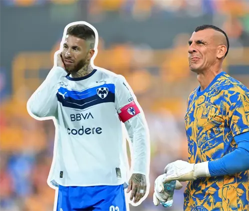 Sergio Ramos y el día que silenció a Nahuel Guzmán en el Volcán (Getty Images) Sergio Ramos y el día que silenció a Nahuel Guzmán en el Volcán (Getty Images)