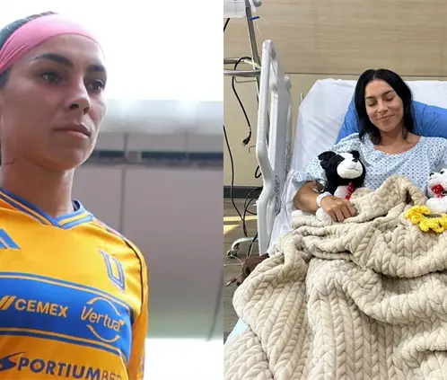 Sabrina Enciso jugadora de Tigres Femenil fue operada con éxito. Instagram. Sabrina Enciso jugadora de Tigres Femenil fue operada con éxito. Instagram.